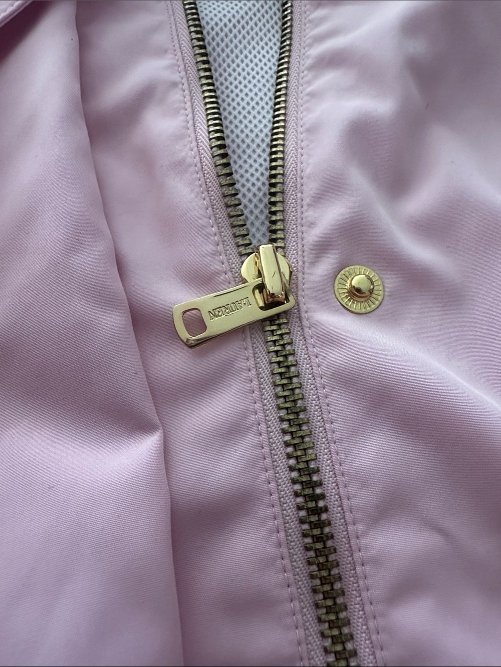 Lauren Ralph Lauren Baby Pink Windbreaker Rain Jacket Windbreaker size XL - Picture 6 of 10